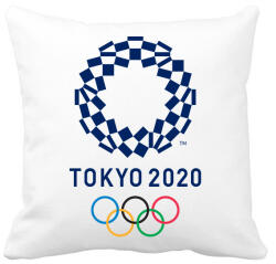 printfashion Tokyo Olimpic 2020 - Párnahuzat, Díszpárnahuzat - Fehér (2175165)