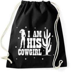 printfashion I'm his cowgirl - Sportzsák, Tornazsák - Fekete (7508079)