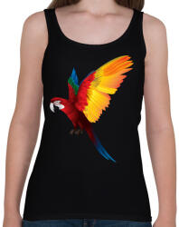 printfashion Papagáj - Női atléta - Fekete (4988251)