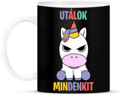 printfashion Morcos unikornis - Bögre - Fekete (1241701)