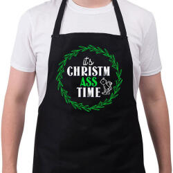 printfashion ChristmASS 6 - Kötény - Fekete (10145996)