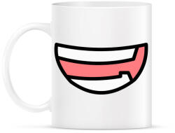 printfashion Cartoon Smile - Bögre - Fehér (3917035)