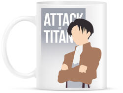 printfashion Attack on Titan -- Levi - Bögre - Fehér (6571679)