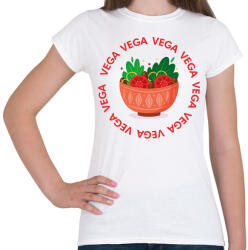 printfashion Vega tál - Női póló - Fehér (6598585)