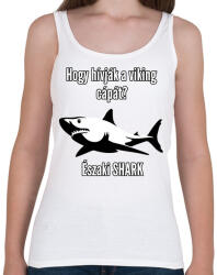 printfashion északi shark - Női atléta - Fehér (3396294)