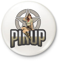 printfashion Tribute - Kitűző, hűtőmágnes - Fehér (3076057)