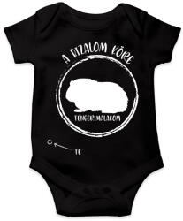 printfashion A bizalom köre - A tengerimalacom (fehér) - Baba Body - Fekete (7091245)