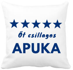 printfashion 5 CSILLAGOS APAUKA - Párnahuzat, Díszpárnahuzat - Fehér (1634536)