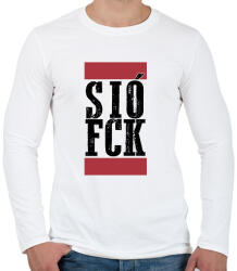 printfashion Siófck - Férfi hosszú ujjú póló - Fehér (7348040)