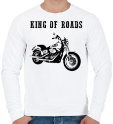 printfashion HARLEY - Férfi pulóver - Fehér (1624602)