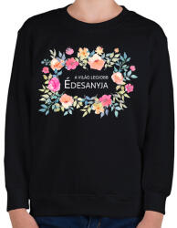 printfashion A világ legjobb édesanyja - Gyerek pulóver - Fekete (16087830)