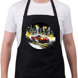 printfashion Ferrari - Kötény - Fekete (15535650)