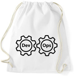 printfashion Szoftverfejlesztő - Sportzsák, Tornazsák - Fehér (3914191)