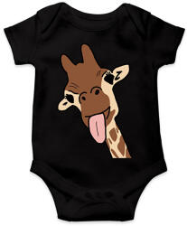 printfashion Zsiráf - Baba Body - Fekete (13620544)