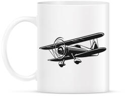 printfashion repülő gép - Bögre - Fehér (16069664)