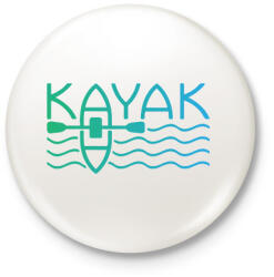 printfashion Kayak - színes - Kitűző, hűtőmágnes - Fehér (15916815)