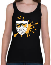 printfashion Paintball - Női atléta - Fekete (2525884)