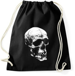 printfashion Koponya - Sportzsák, Tornazsák - Fekete (5467697)