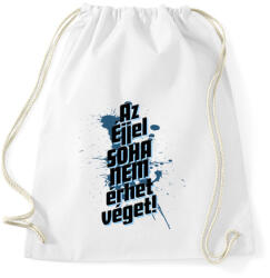 printfashion Az éjjel soha nem érhet véget! - Sportzsák, Tornazsák - Fehér (16608074)