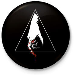 printfashion Véres kéz - Kitűző, hűtőmágnes - Fekete (3095091)