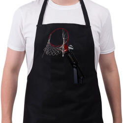printfashion Kosárlabdapalánk - Kötény - Fekete (14507872)