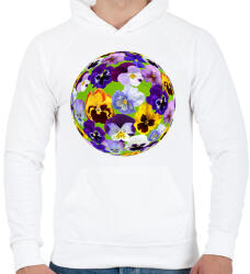 printfashion Árvácska bolygó - Férfi kapucnis pulóver - Fehér (11994836)