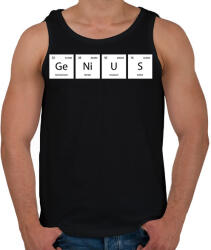printfashion GeNiUS (Periódusos rendszer) - Férfi atléta - Fekete (11474408)
