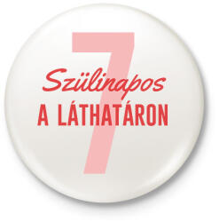 printfashion Szülinapos - Számmal - Kitűző, hűtőmágnes - Fehér (7153936)