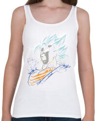 printfashion Dragonball - Vegito blue - Női atléta - Fehér (15854616)