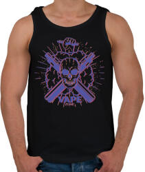 printfashion Vape zone - Férfi atléta - Fekete (11960021)