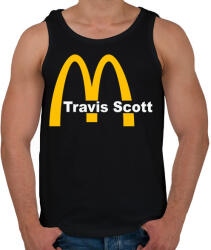 printfashion McTravis - Férfi atléta - Fekete (3230923)