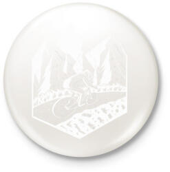 printfashion Bringás - Kitűző, hűtőmágnes - Fehér (12757990)