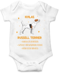 printfashion Nyilas - Russell terrier - Baba Body - Fehér (13348731)