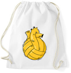 printfashion Vízilabda szív - Sportzsák, Tornazsák - Fehér (15928629)