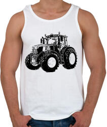 printfashion traktor - Férfi atléta - Fehér (7469423)