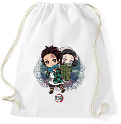 printfashion Demon Slayer - Tanjiro, Nezuko - Sportzsák, Tornazsák - Fehér (14855658)
