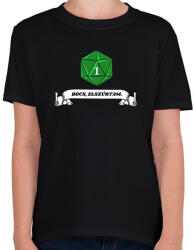 printfashion Bocs, elszúrtam - Gyerek póló - Fekete (2655293)