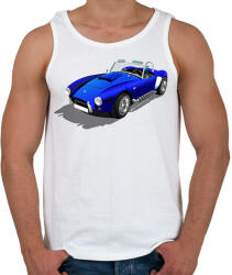 printfashion Autó - Férfi atléta - Fehér (10466906)