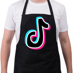 printfashion Tiktok - Kötény - Fekete (16182257)