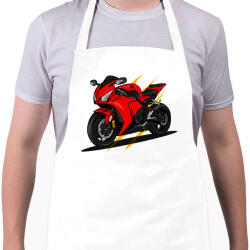 printfashion sport motor - Kötény - Fehér (13869941)