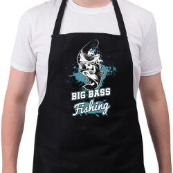 printfashion Nagy fogás - Kötény - Fekete (4933983)