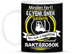 printfashion Raktáros a legjobb - Bögre - Fekete (4879283)