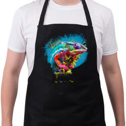 printfashion cameleon - Kötény - Fekete (4933618)