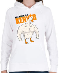 printfashion Kenyér - Női kapucnis pulóver - Fehér (15849597)