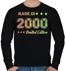printfashion 2000 - Férfi pulóver - Fekete (6171954)