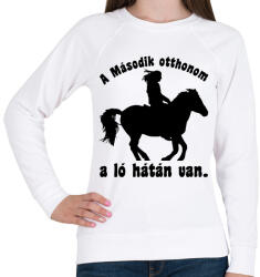 printfashion lovas - Női pulóver - Fehér (8957014)