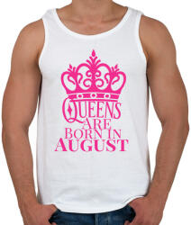 printfashion A királynők augusztusban születnek - Férfi atléta - Fehér (299054)
