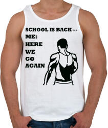 printfashion Ohh sh*t - Férfi atléta - Fehér (1957267)