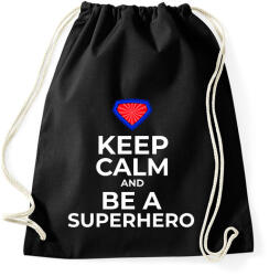 printfashion BE A SUPERHERO - Sportzsák, Tornazsák - Fekete (9979275)