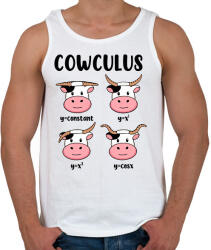 printfashion Tehén függvények - Férfi atléta - Fehér (15620589)